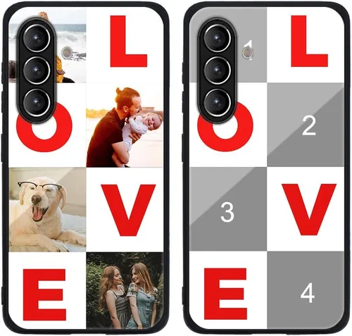 Miniatura 466 de Funda de teléfono personalizada para Samsung Galaxy S22+ / S22 Plus 5G, funda de TPU suave de vidrio templado antiarañazos personalizada con foto