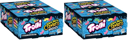 Miniatura 18 de Trolli Sour Bursting Crawlers - Caramelos de gomitas ácidas, 4.25 onzas (Paquete de 12)