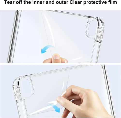 Miniatura 6 de kenke Funda Híbrida para iPad Air de 11 pulgadas (M3) 2025 / (M2) 2024, iPad Air 5ª/4ª generación 2022/2020 de 10.9 pulgadas con soporte para Apple