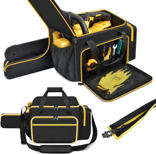 SAIKA Funda para motosierra compatible con DEWALT 20V, para EGO, para Greenworks para CRAFTSMAN de 10/12 pulgadas, motosierra inalámbrica con bolsa