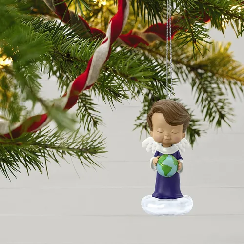 Miniatura 6 de Hallmark Keepsake Adorno de Navidad 2022, Aster de los ángeles de María