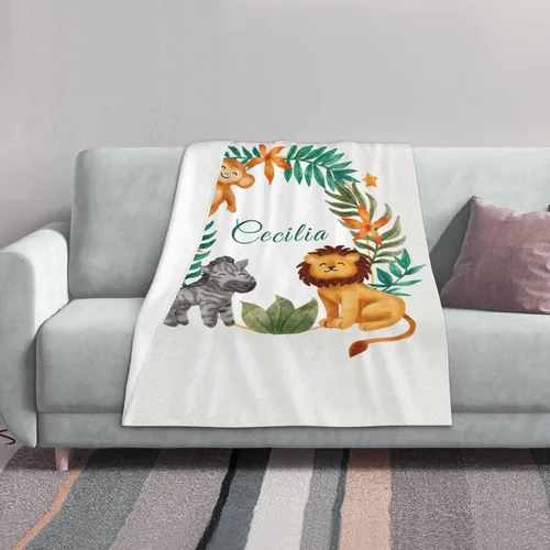 Miniatura 3 de Manta personalizada para bebé, manta personalizada con nombre para recién nacidos/bebés/niños para/manta de forro polar personalizada, regalos