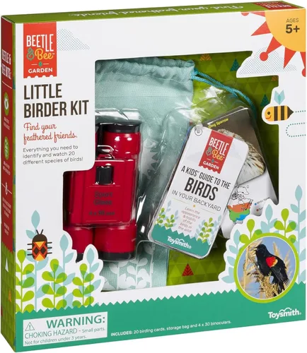Miniatura 6 de Toysmith - Beetle & Bee - Paint A Bird Base – Juego de manualidades de bricolaje para niños, para exteriores, de casa para pájaros, de 5.25 x 7 x