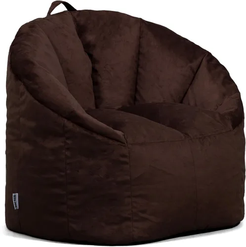 Miniatura 14 de Big Joe Milano - Silla de Puf con Cuero Montana Negro Vibe