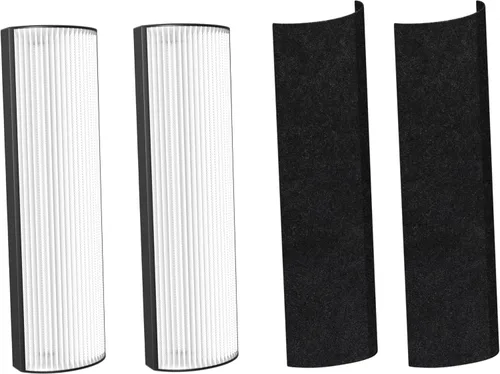 Nispira Filtro de repuesto HEPA 2 en 1 PETWRFIL para enriquecimiento puro PureZone Elite 4 en 1 purificador de aire de torre PEAIRTWR (2 HEPA + 2