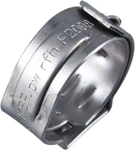 Miniatura 8 de EFIELD - Paquete de 100 anillos de abrazadera de acero inoxidable de 1/2 pulgada para tubos Pex (CLAMP017)
