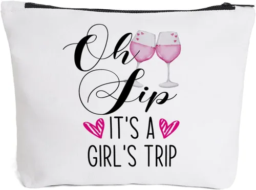 Miniatura 8 de Fokongna Regalos de viaje para niñas, bolsas de fin de semana para mujeres, regalos para hermanas, regalos de fin de semana, despedida de soltera