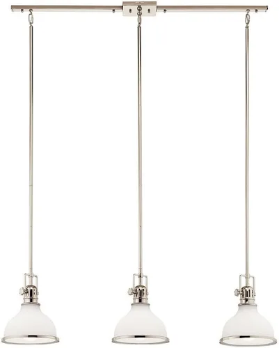 Miniatura 3 de Kichler Hatteras Bay 10.25" 1 luz mini colgante con satén grabado blanco con lente Fresnel transparente Olde Bronze®