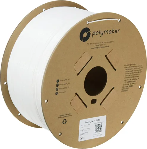 Miniatura 22 de Polymaker Filamento ABS Pro para impresora 3D de 0.069 pulgadas, color negro, ABS de grado de ingeniería de 2.2 lbs con alta resistencia al calor