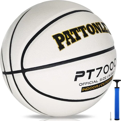 Miniatura 10 de Basketball Ball – Official Size– Composite Leather Indoor/Outdoor Basketball for Men, Women & Girls, with Pump