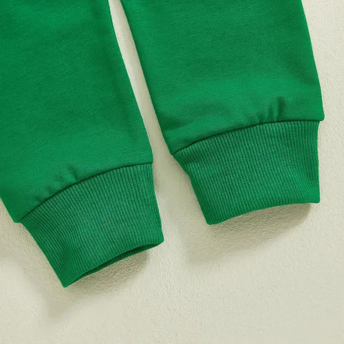 Miniatura 255 de Adobabirl Conjunto de sudadera y pantalones de Halloween para bebé, sudadera y pantalones con parche de calabaza para Halloween, otoño, ropa de bebé