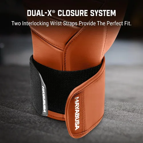 Miniatura 5 de Guantes de boxeo de cuero Hayabusa T3 Kanpeki para hombres y mujeres para entrenamiento, sparring, saco pesado y trabajo con manoplas