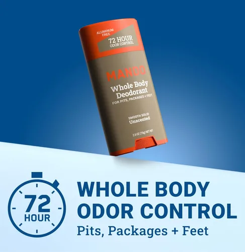 Miniatura 2 de Mando Desodorante para Todo el Cuerpo para Hombres - Barra Sólida Suave - Control del Olor por 72 Horas - Sin Aluminio, Sin Bicarbonato de Sodio