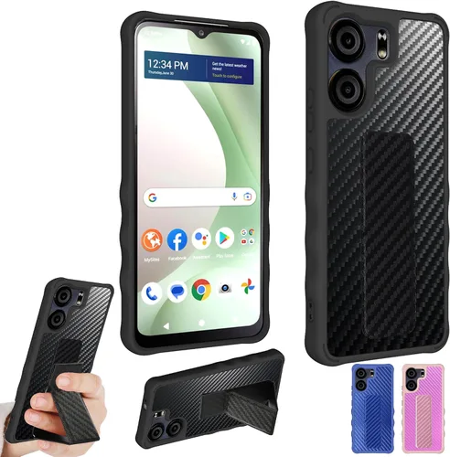 Miniatura 40 de Aroepurt Funda compatible con Gabb Phone 3 Pro Phone Case Stand Cover [Protección gruesa de silicona suave] [Cambio de forma multidireccional 3D]