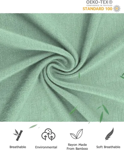 Miniatura 20 de Jimonda Pijama de bambú para bebé, unisex, para niños y niñas, de una pieza, manga larga, cierre de cremallera de 2 vías, mameluco