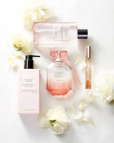 Miniatura 3 de Victoria's Secret Bombshell Seduction Eau de Parfum Rollerball, notas de peonía blanca, salvia y almizcle de terciopelo, tamaño de viaje, mini