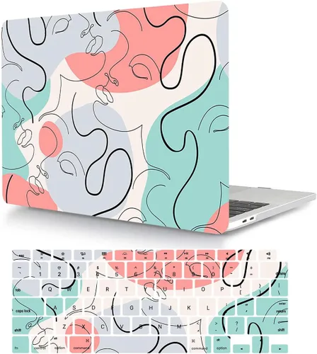 Miniatura 8 de Funda compatible con MacBook Air de 13 pulgadas (versión anterior 2010-2017, modelos: A1369 y A1466), cubierta protectora de plástico duro y funda