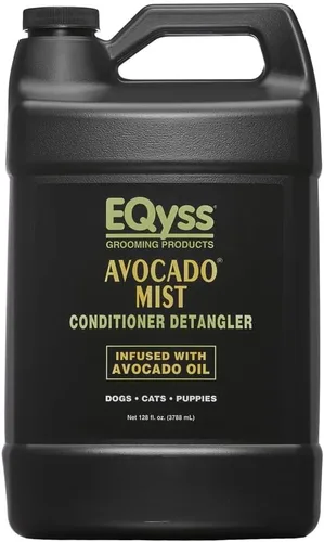 Miniatura 6 de EQyss Acondicionador en aerosol para mascotas con bruma de aguacate – Brilla, acondiciona y reduce el desprendimiento, espray sin peso sin enjuague