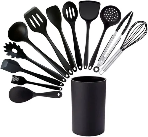 Juego de utensilios de cocina, utensilios de cocina de silicona, utensilios de cocina, utensilios de cocina antiadherentes, espátula, cucharón,