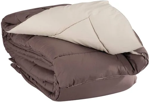 Miniatura 16 de Blue Ridge Home Fashions - Edredón sintético de microfibra para todas las estaciones, relleno de poliéster hipoalergénico, gemelo Chocolate/Khahi