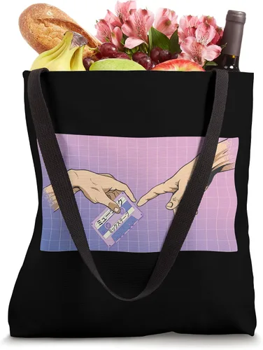 Miniatura 4 de Vaporwave Stereo Music audiocassette Synthwave Vaporwave Bolso tote