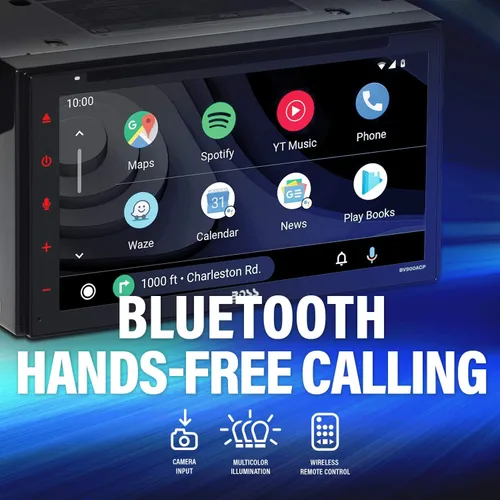Miniatura 4 de BOSS Audio Systems Elite BV900ACP - Reproductor multimedia para automóvil con Apple CarPlay-Android Auto, doble Din, pantalla táctil capacitiva
