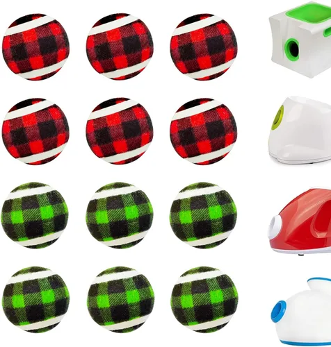 Miniatura 15 de Pelotas de tenis para perros XS Pelota de juguetes para perros de 1.5 pulgadas, paquete de 12, lanzadores de bolas de ajuste Pelotas de tenis