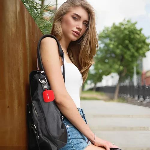 Miniatura 5 de Funda para AirPods 4, funda de silicona compatible con Apple AirPods de 4ª generación, color rojo