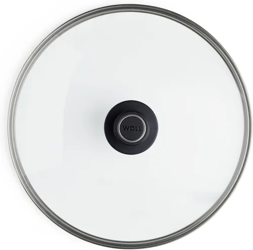 Miniatura 9 de Woll Vidrio templado con borde de acero inoxidable y perilla ventilada tapa redonda, 8 pulgadas, transparente