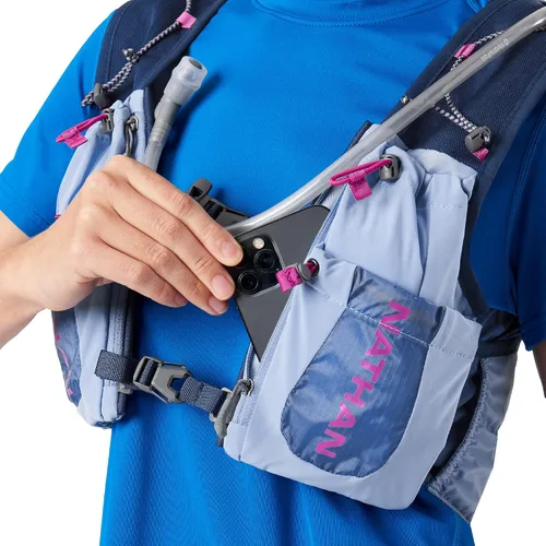 Miniatura 2 de Nathan Vapor Airess 3.0 7 Liter Hydration Vest w/ 2L Bladder, Air Mesh Shoulder Straps, Front Pockets & Back Zipper Pocket, Breathable & Moisture