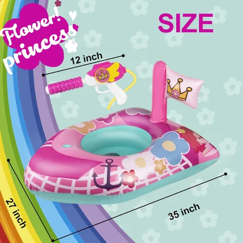 Miniatura 6 de Flotadores inflables de piscina para niños y niñas, juguetes de piscina para niños pequeños de 3 a 8 años, flotadores para piscina, flotadores