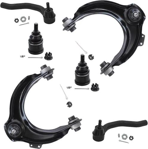 Miniatura 98 de Detroit Axle - Kit de brazos de control de extremo delantero 4WD para Ford 04-08 F-150, 06-08 Lincoln Mark LT, 4 extremos de barra de acoplamiento