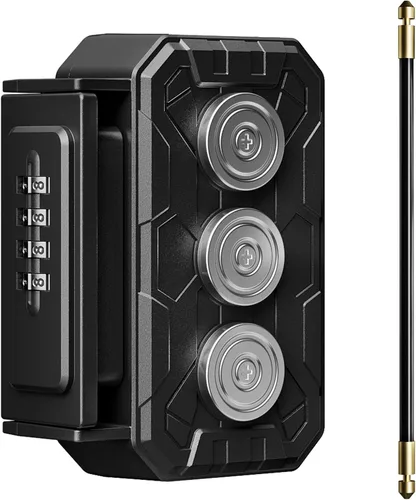 Caja de Seguridad Magnética para Llaves, Porta Llaves Magnético Bajo el Coche, Gabinetes Magnéticos para Llaves, Porta Llaves Magnético, Ocultador