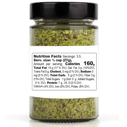 Miniatura 2 de GUSTO ETNA Harina de Pistacho, 80 g, Harina de Pistacho Finamente Picada Siciliana, Pistachos Molidos, Polvo de Pistacho, Harina Sin Gluten, Alta
