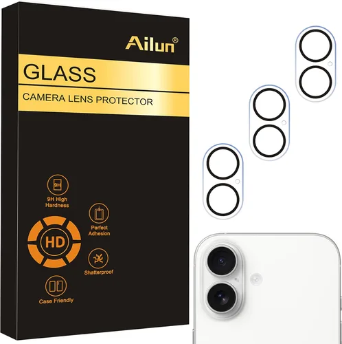 Miniatura 15 de Ailun Paquete de 3 protectores de lente de cámara para iPhone 17 Pro Max, vidrio templado, dureza 9H, Ultra HD, antiarañazos, compatible con fundas