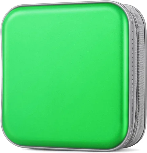 Miniatura 13 de Estuche para CD/DVD, 48 Capacidad, Negro, Plástico, Portátil, Ligero