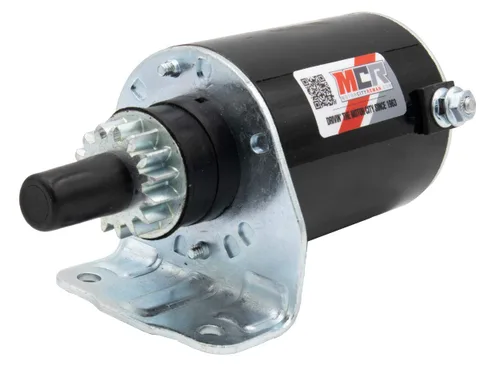 MCR - Nuevo arrancador compatible con Briggs 691564 639469 808016 Deere Toro 12V 15 dientes piñón -