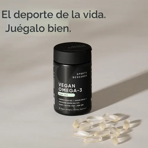 Miniatura 6 de Aceite de pescado vegano omega-3 procedente del aceite de algas Los niveles más altos de ácidos grasos veganos DHA y EPA Verificado sin OMG