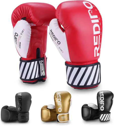 Miniatura 8 de Guantes de boxeo para hombres y mujeres, guantes de entrenamiento de saco pesado de cuero premium para sparring, guantes profesionales para saco