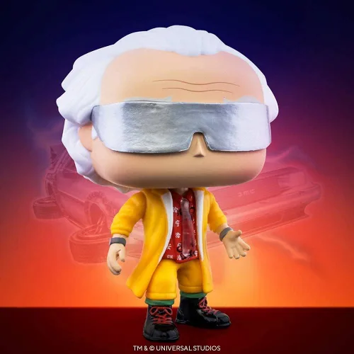 Miniatura 5 de POP Back to The Future - Doc 2015 [Dr. Emmett Brown] Funko Pop! Figura de vinilo (incluye funda protectora compatible con caja pop box), multicolor
