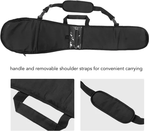 Miniatura 5 de Tefola Bolsa de remo para kayak, canoa Kayak Split Paddle Bolsa de transporte Bolsa de almacenamiento para remo (negro)