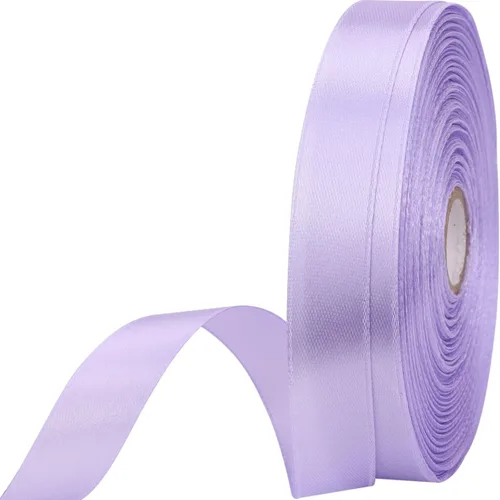 Miniatura 6 de Cinta de satén dorada de 1 pulgada de 50 yardas para envolver regalos, bodas, manualidades, Navidad, Pascua, flores, cabello, decoraciones de Dorado
