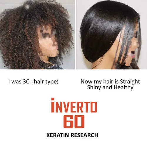 Miniatura 4 de INVERTO 60 Advanced Gel Complex Brazilian Keratin Blowout - Tratamiento suavizante y reparador sin formaldehído para cabello rizado y dañado