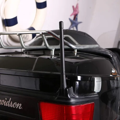 Miniatura 6 de KSaAuto H12 - Antena de radio AM/FM para Harley Davidson Road Street Electra Tour Glide (1998-2026) de 7 pulgadas pulido, núcleo de cobre
