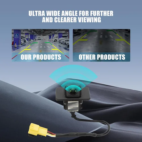 Miniatura 3 de Cámara de respaldo 95760-2T101 compatible con Optima Hybrid 2.0L 2.4L, cámara de asistencia de estacionamiento 170° Ultra gran angular HD visión