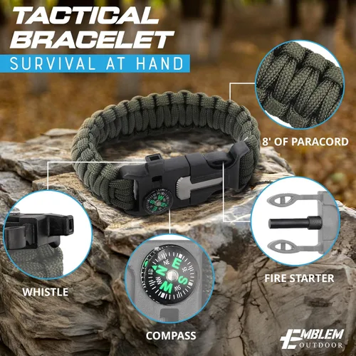 Miniatura 5 de Kit de primeros auxilios de supervivencia de 242 piezas con torniquete SWAT-T fabricado en EE. UU. Kit de trauma de emergencia IFAK Equipo
