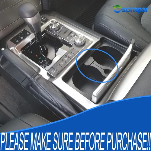 Miniatura 3 de Osompar Divisor de inserción para portavasos de consola compatible con Toyota Land Cruiser 2008-2018, reemplaza 55633-60040 5563360040