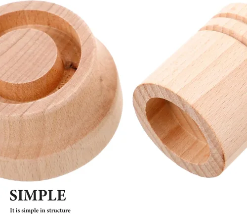 Miniatura 4 de IMIKEYA Juego de macetas de papel de madera, biodegradable, ecológico, fácil de usar, perfecto para plántulas, interior y exterior, 1 juego