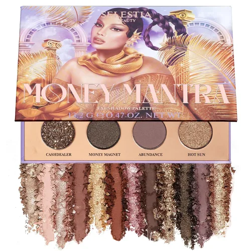 Miniatura 10 de SELESTIA BEAUTY Paleta de sombra de ojos de maquillaje Mother of Lights - 12 tonos mezclables con acabados mate y brillante - Paleta de sombras