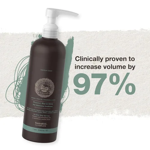 Miniatura 6 de Tweak'd by Nature - Acondicionador voluminizador Rise & Shine para cabello fino, sin parabenos y sin sulfatos, cuidado hidratante del cabello